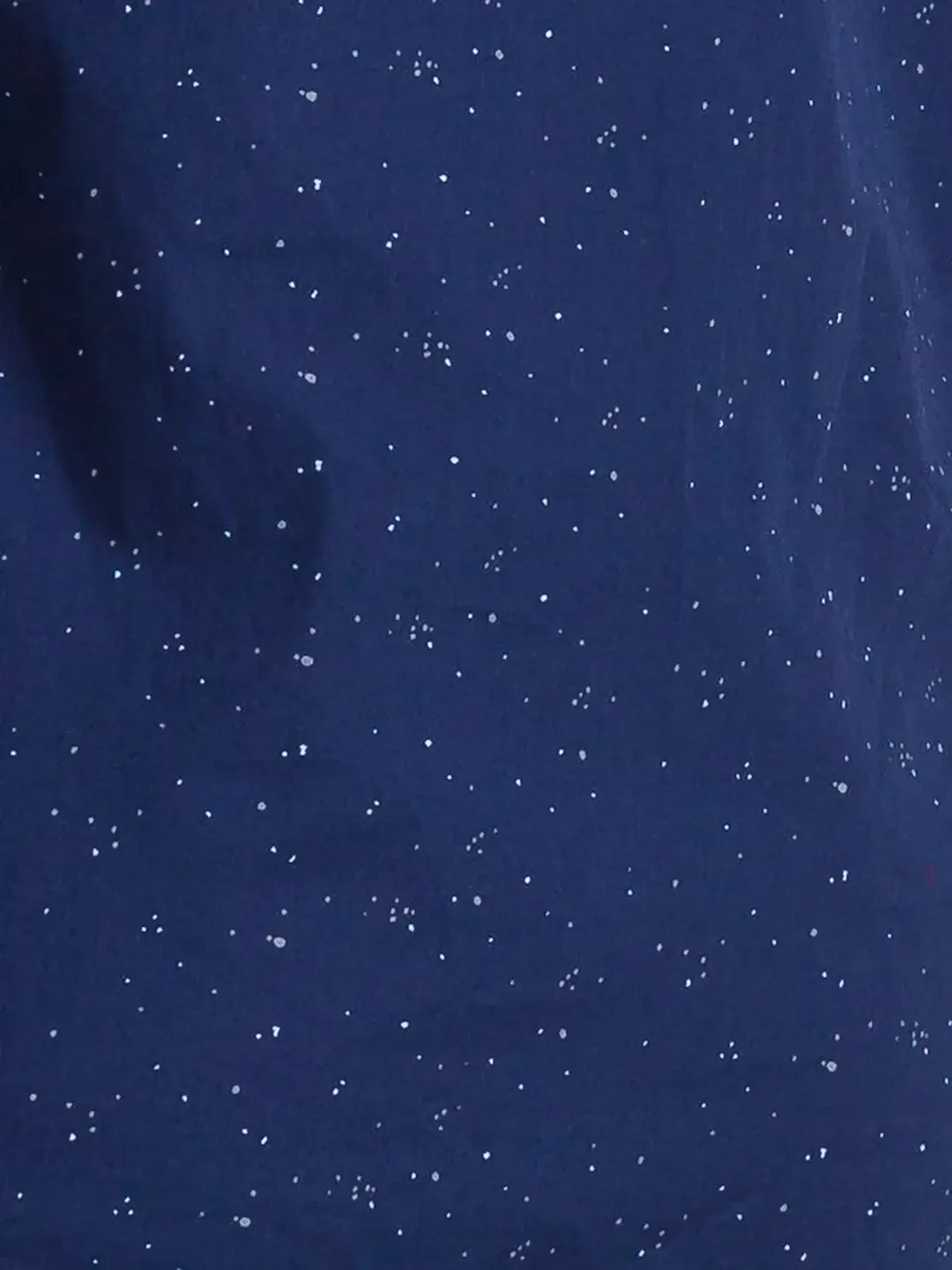 Men Blue Slim Fit Print Cotton Full Sleeve Shirts - Image 7
