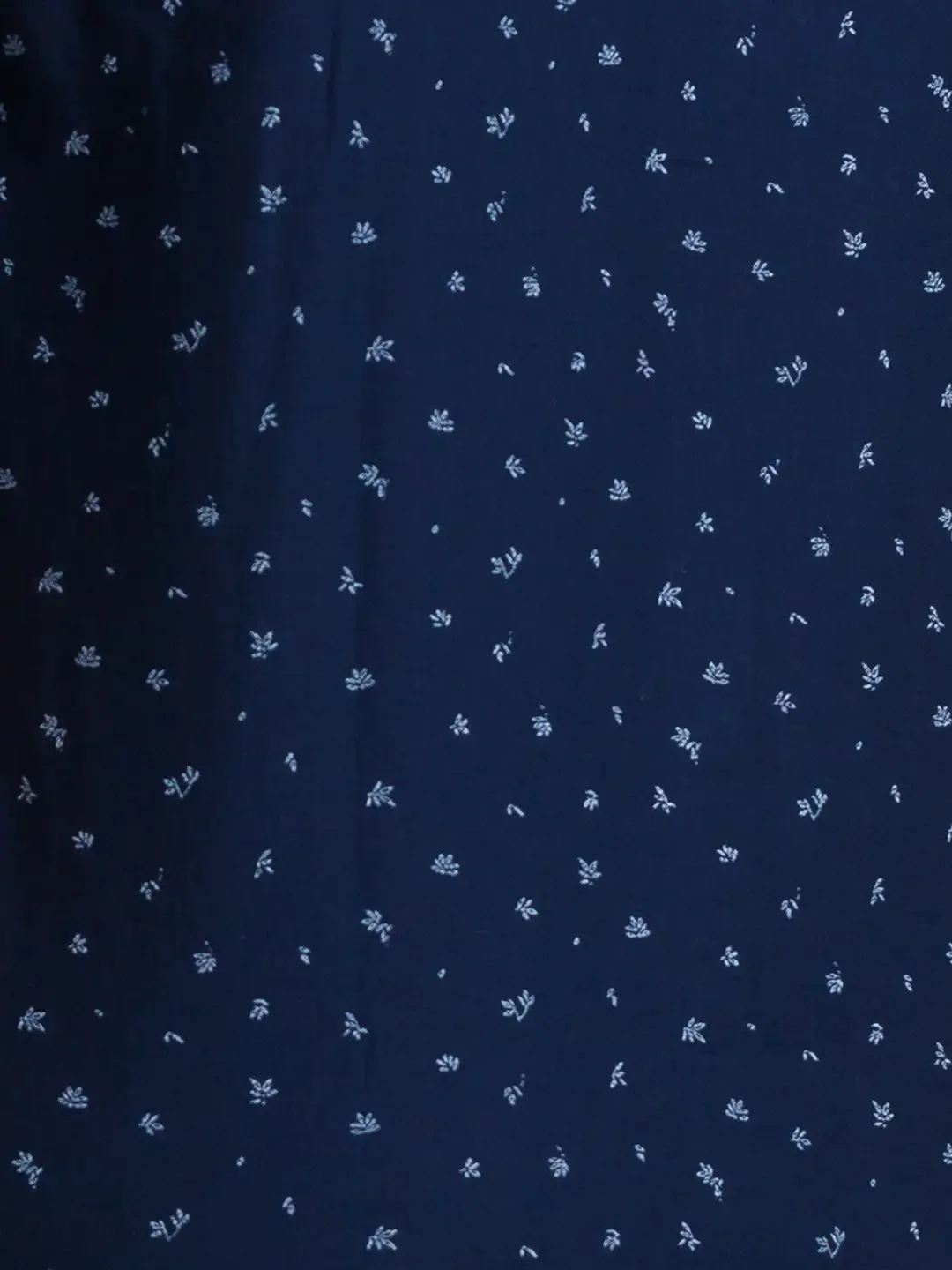 Men Blue Slim Fit Print Cotton Full Sleeve Shirts - Image 7