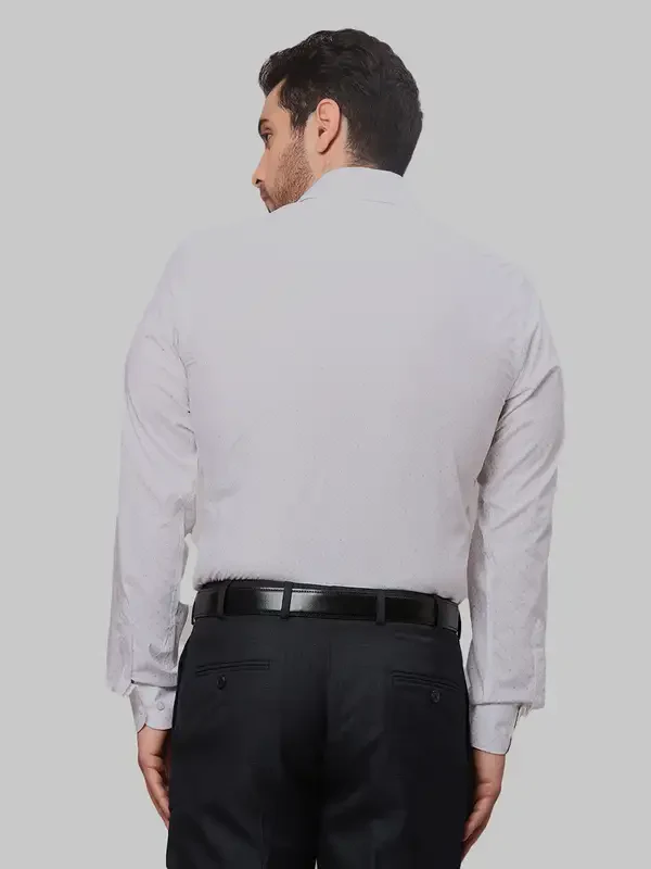 Men Blue Slim Fit Print Cotton Shirts - Image 5