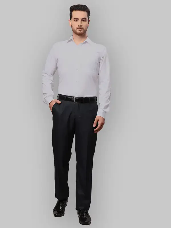 Men Blue Slim Fit Print Cotton Shirts - Image 6
