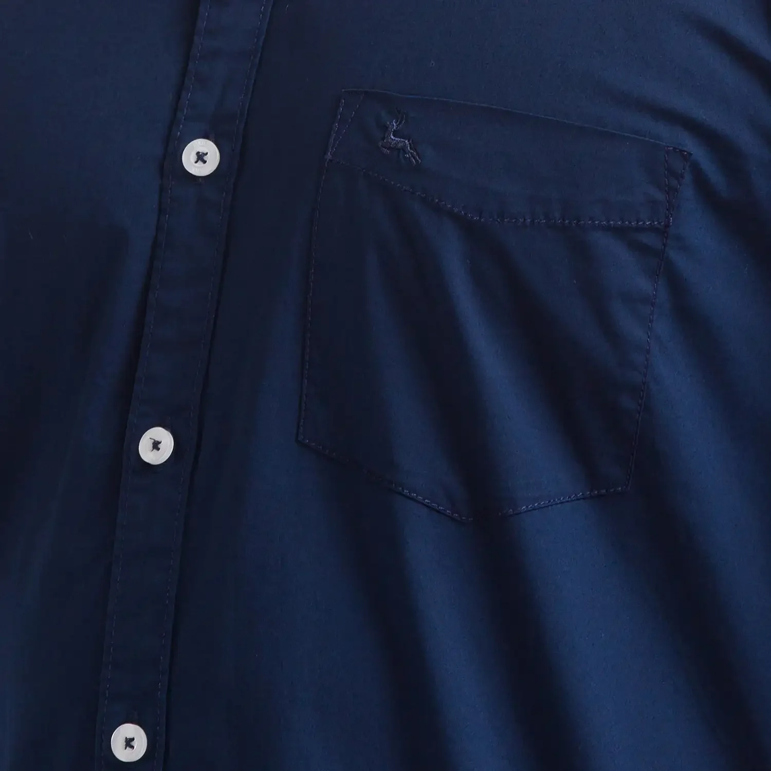 Men Blue Slim Fit Solid Cotton Blend Full Sleeve Shirts - Image 7