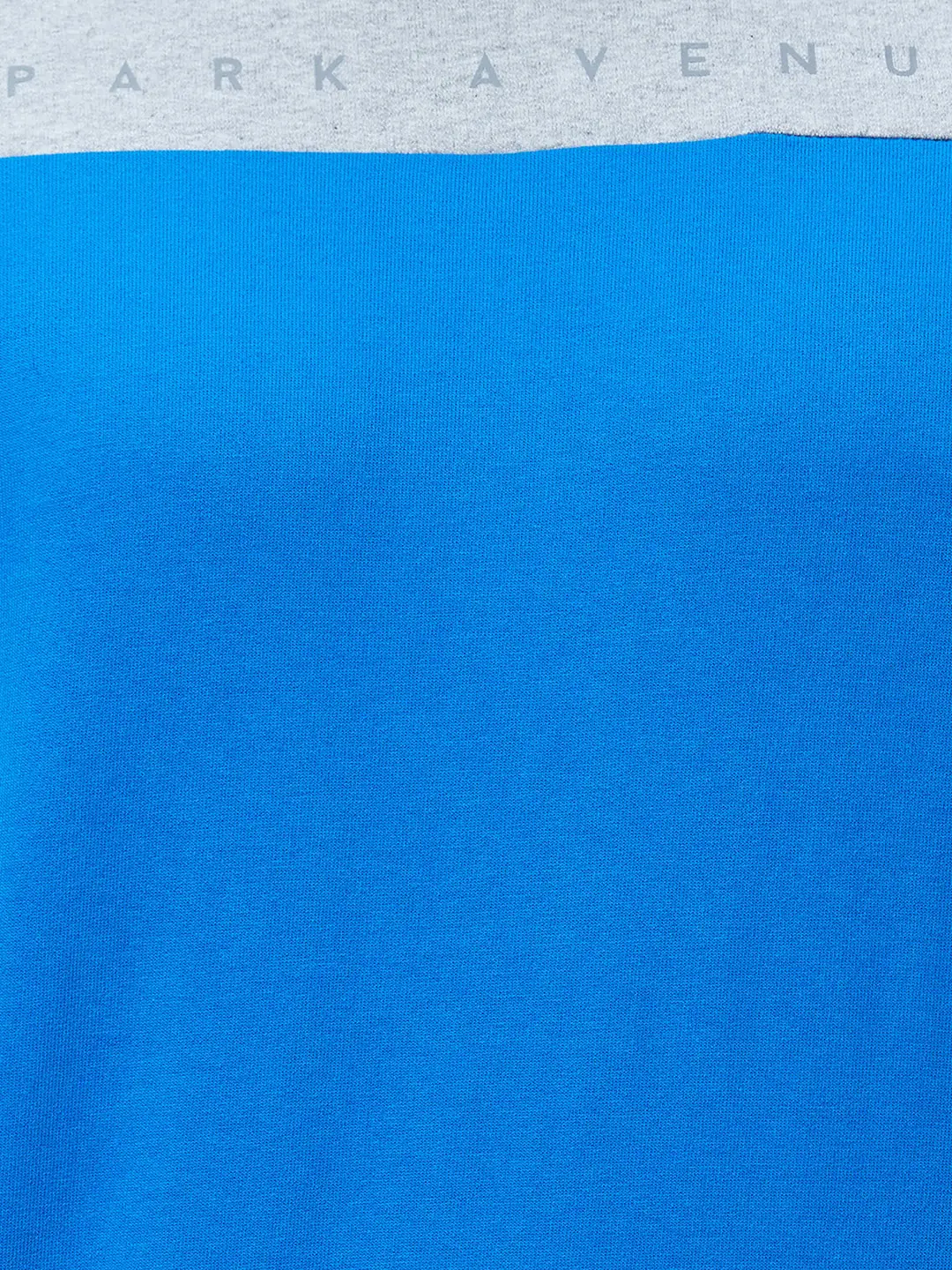 Men Blue Slim Fit Solid Cotton Blend Sweatshirts - Image 7