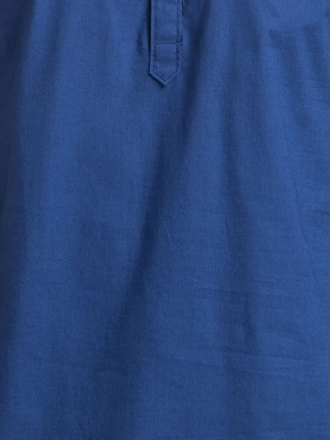 Men Blue Slim Fit Solid Cotton Full Sleeve Shirts - Image 5
