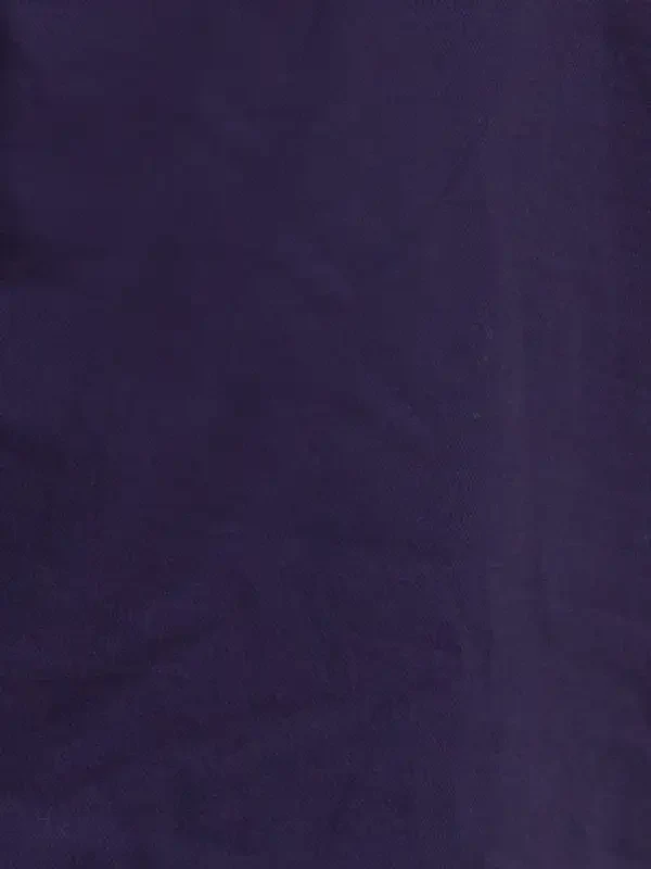 Men Blue Slim Fit Solid Cotton Full Sleeve Shirts - Image 7