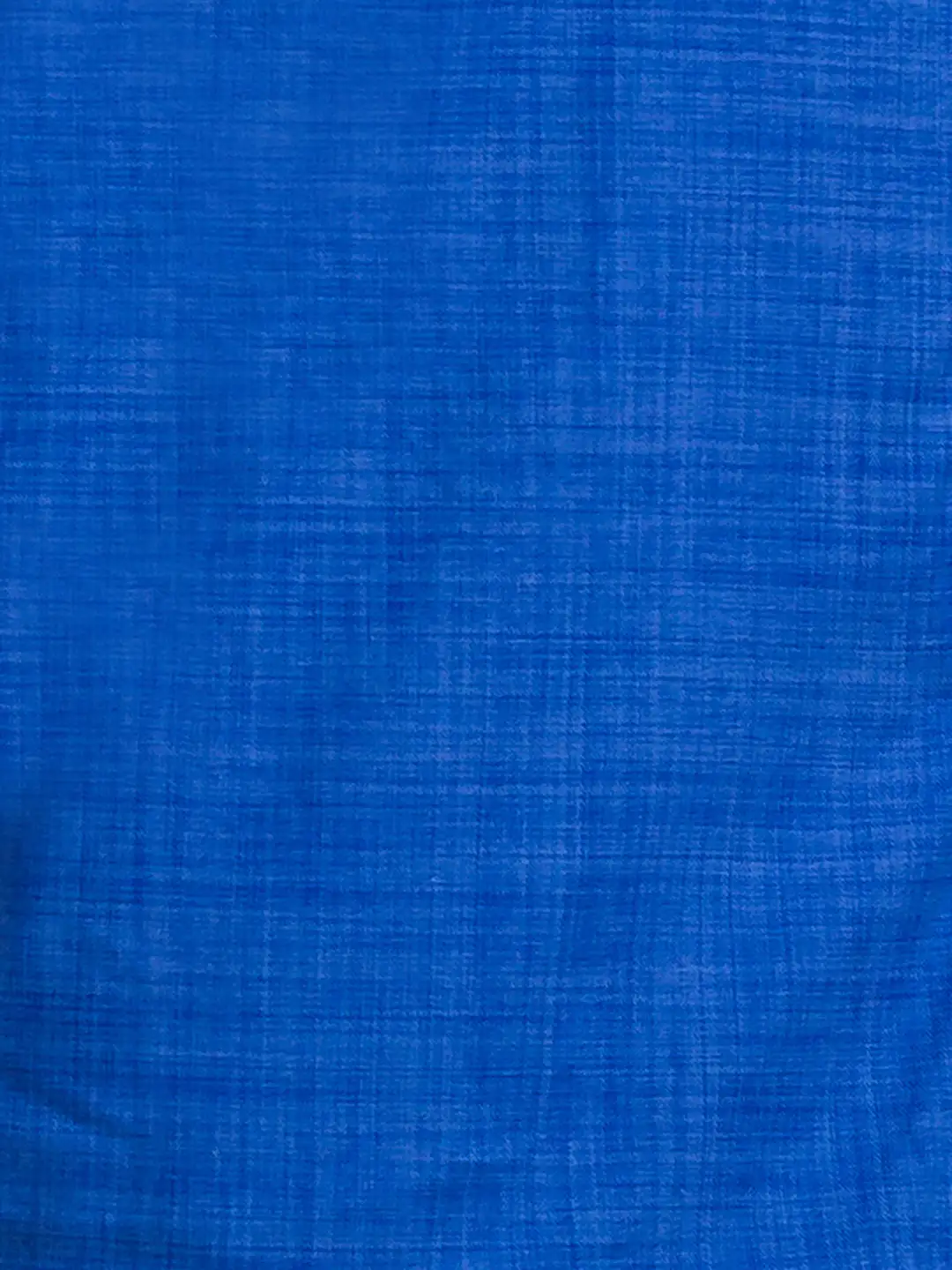 Men Blue Slim Fit Solid Cotton Full Sleeve Shirts - Image 7