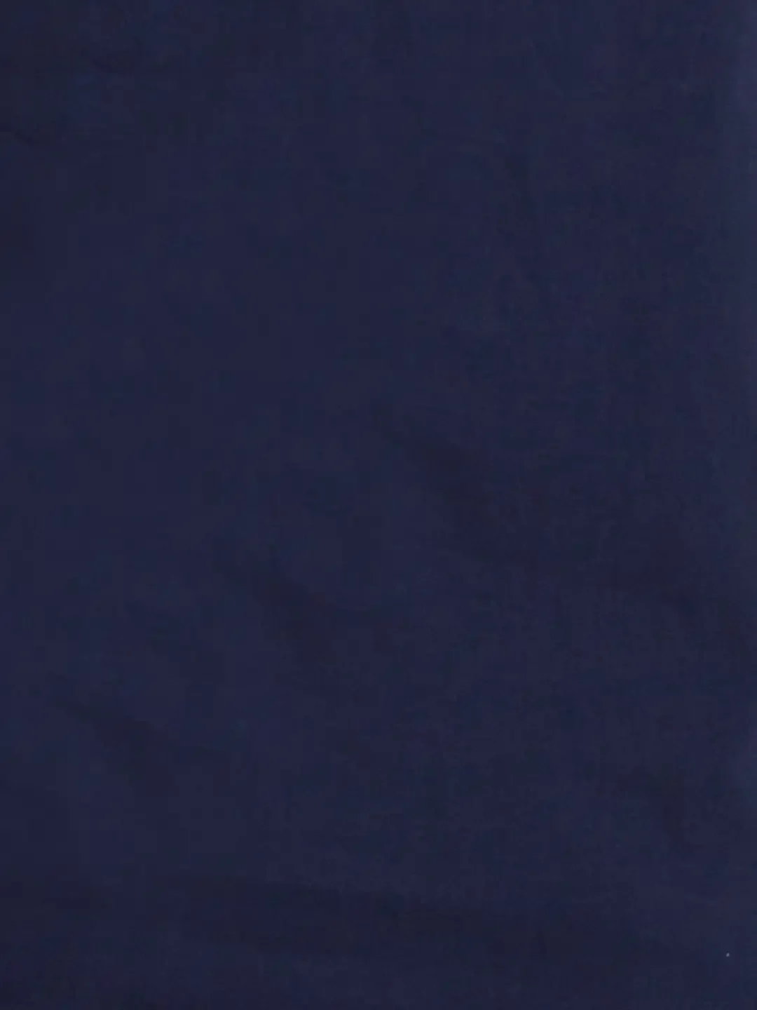 Men Blue Slim Fit Solid Cotton Half Sleeve Shirts - Image 7