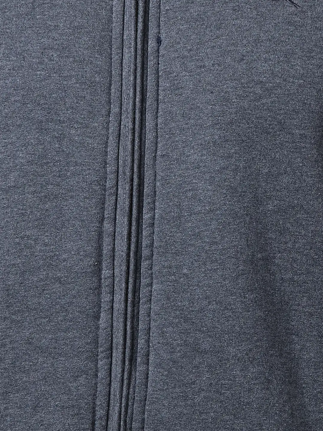 Men Blue Solid Polyester Full Sleeve Jackets - Image 7