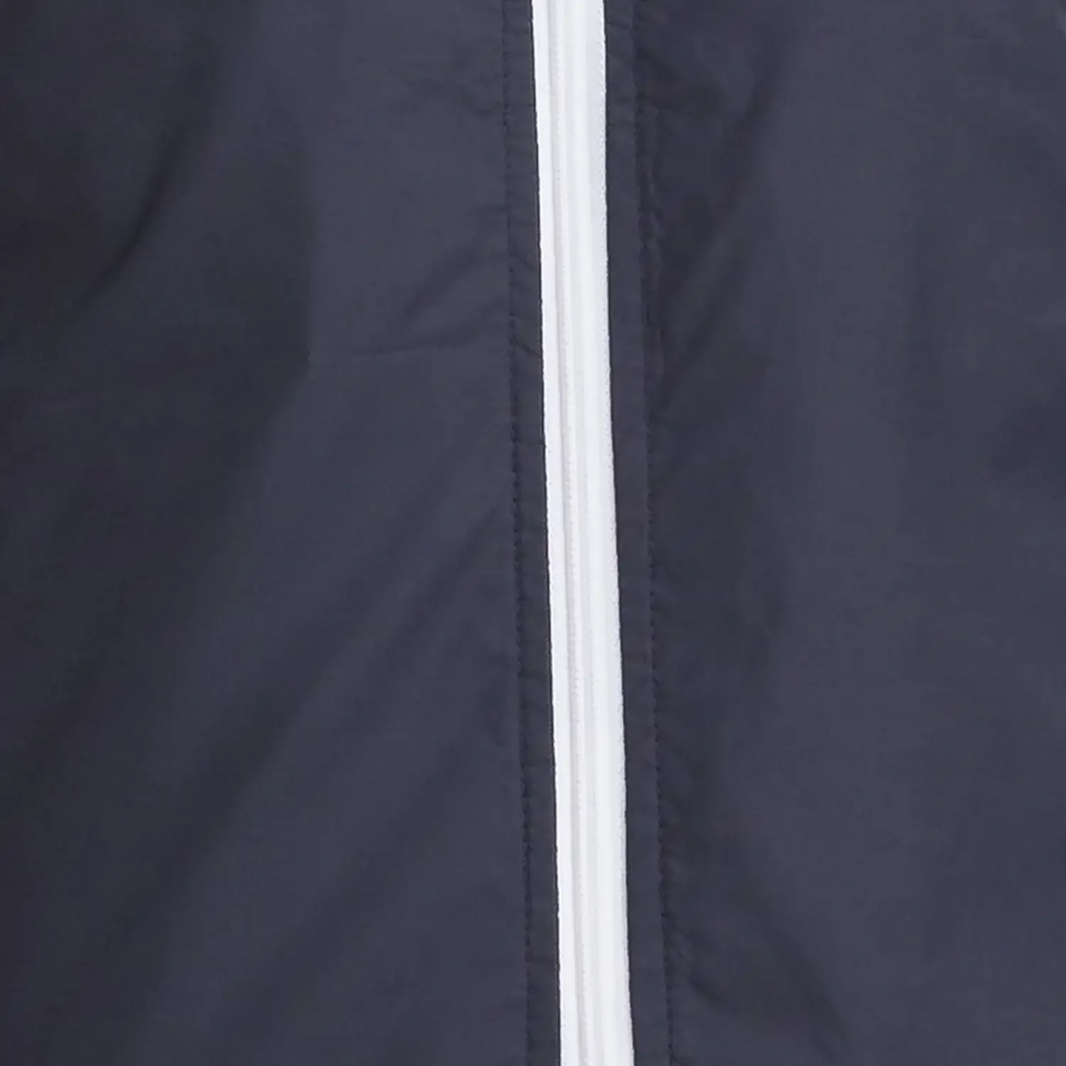 Men Blue Solid Polyester Full Sleeve Windcheater - Image 7