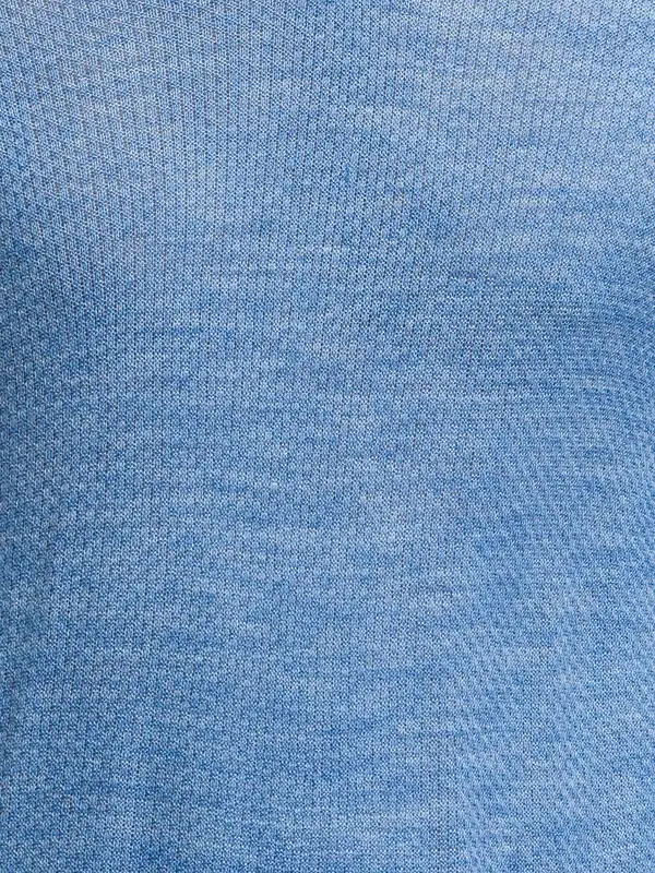 Men Blue Structure Acrylic Full Sleeve Sweaters - Image 7