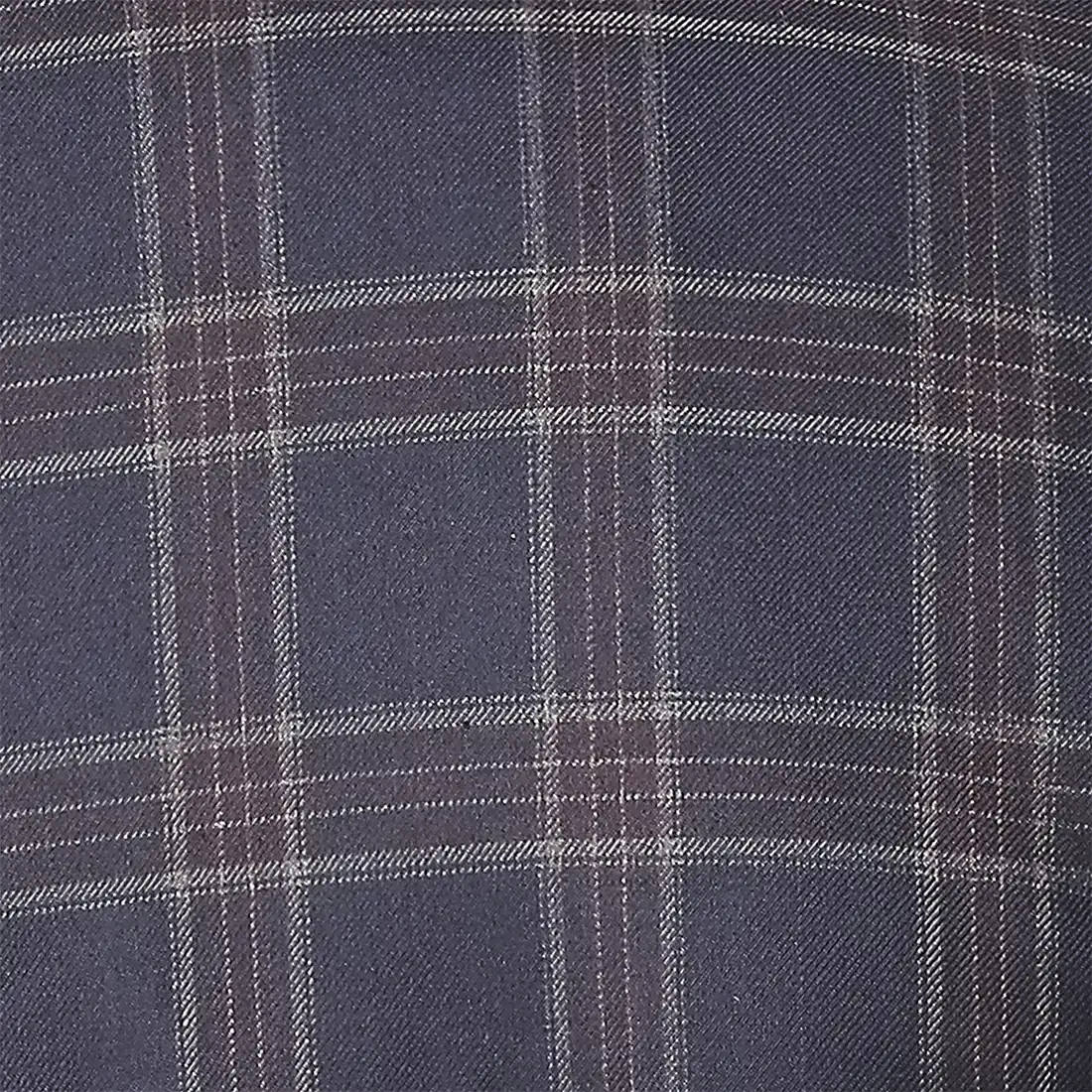 Men Blue Super Slim Fit Checks Polyester Blend Jackets - Image 8