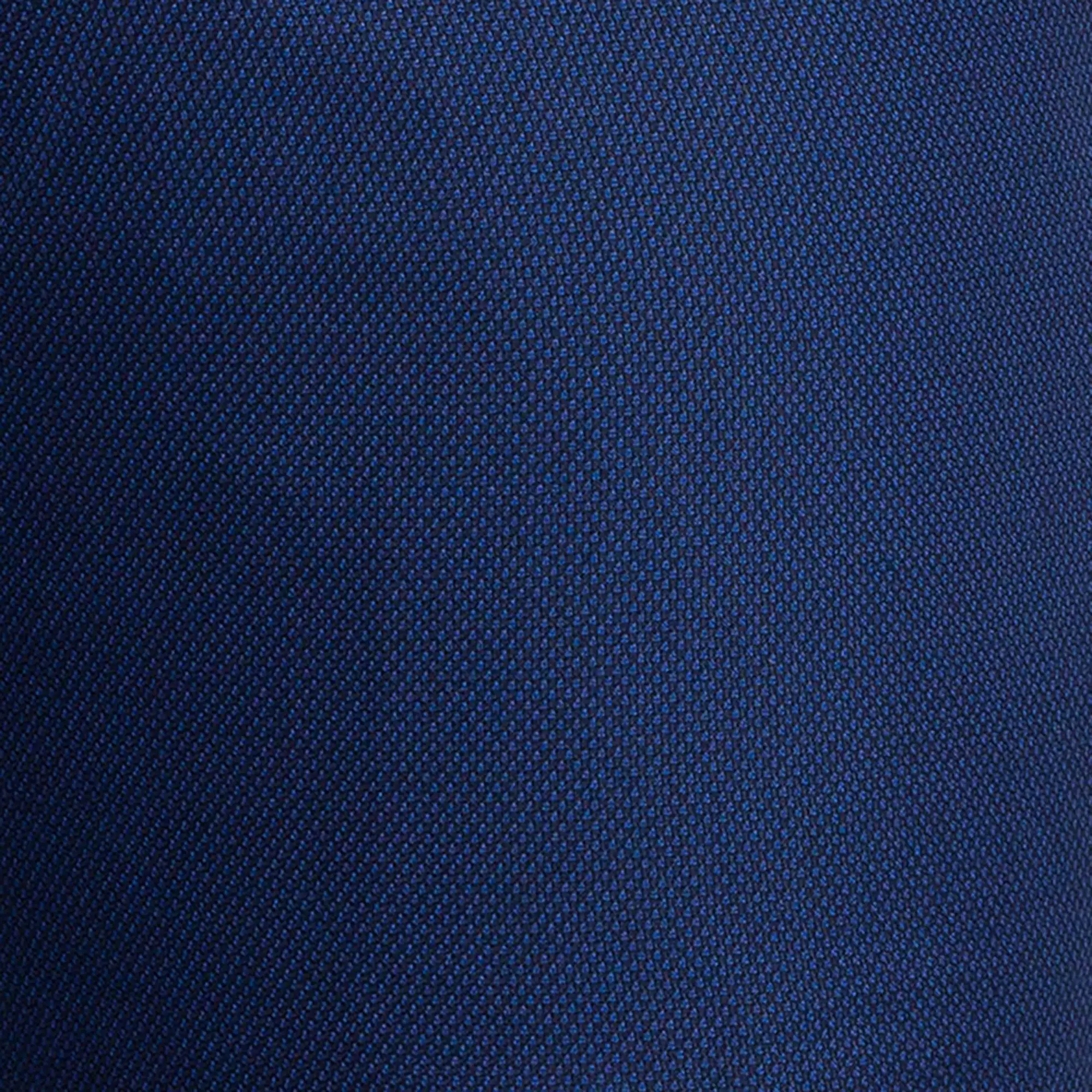 Men Blue Super Slim Fit Structure Polyester Blend Trouser - Image 7