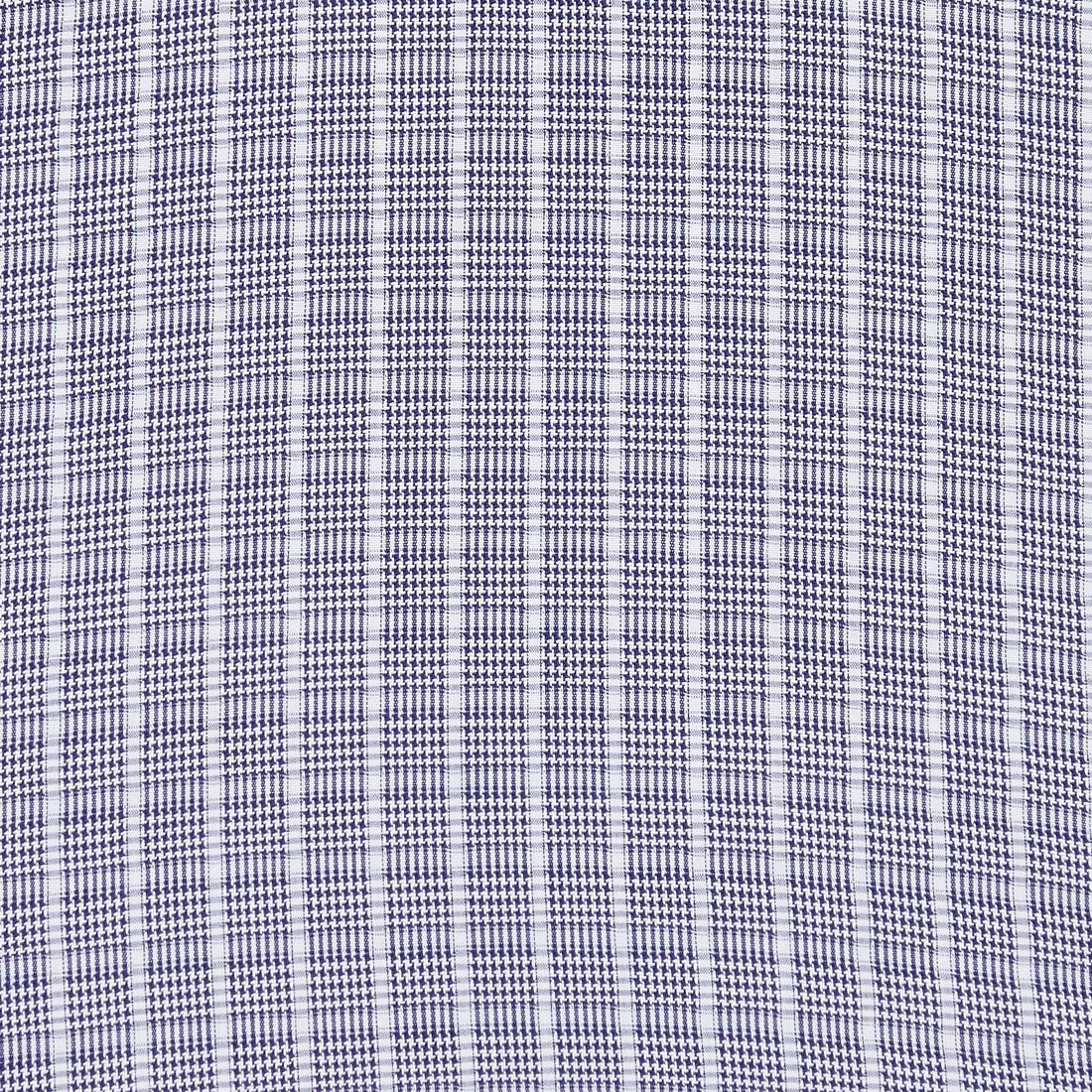 Men Blue Tailored Fit Checks Cotton Full Sleeve Shirts - Image 7