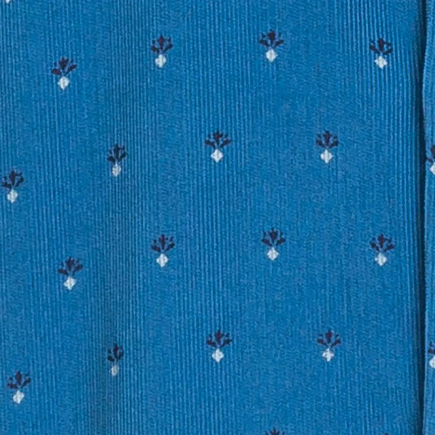 Men Blue Tailored Fit Print Cotton Full Sleeve Shirts - Image 7