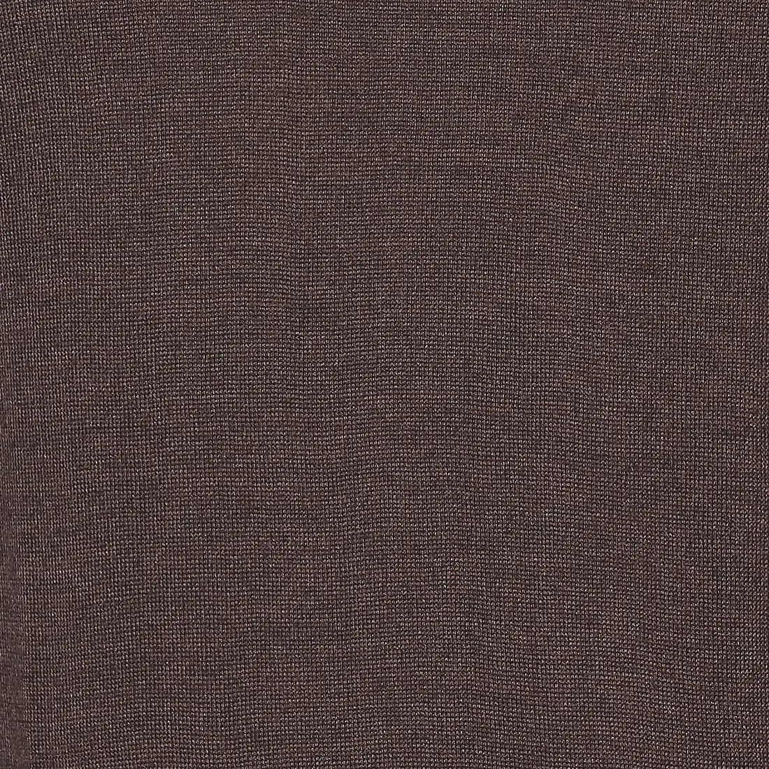 Men Brown Contemporary Fit Solid Wool Blend Round Neck Collar Sweaters - Image 7