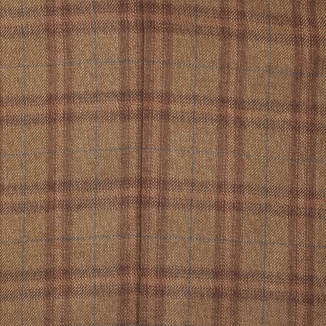 Men Brown Regular Fit Checks Wool Blend Jackets - Image 7
