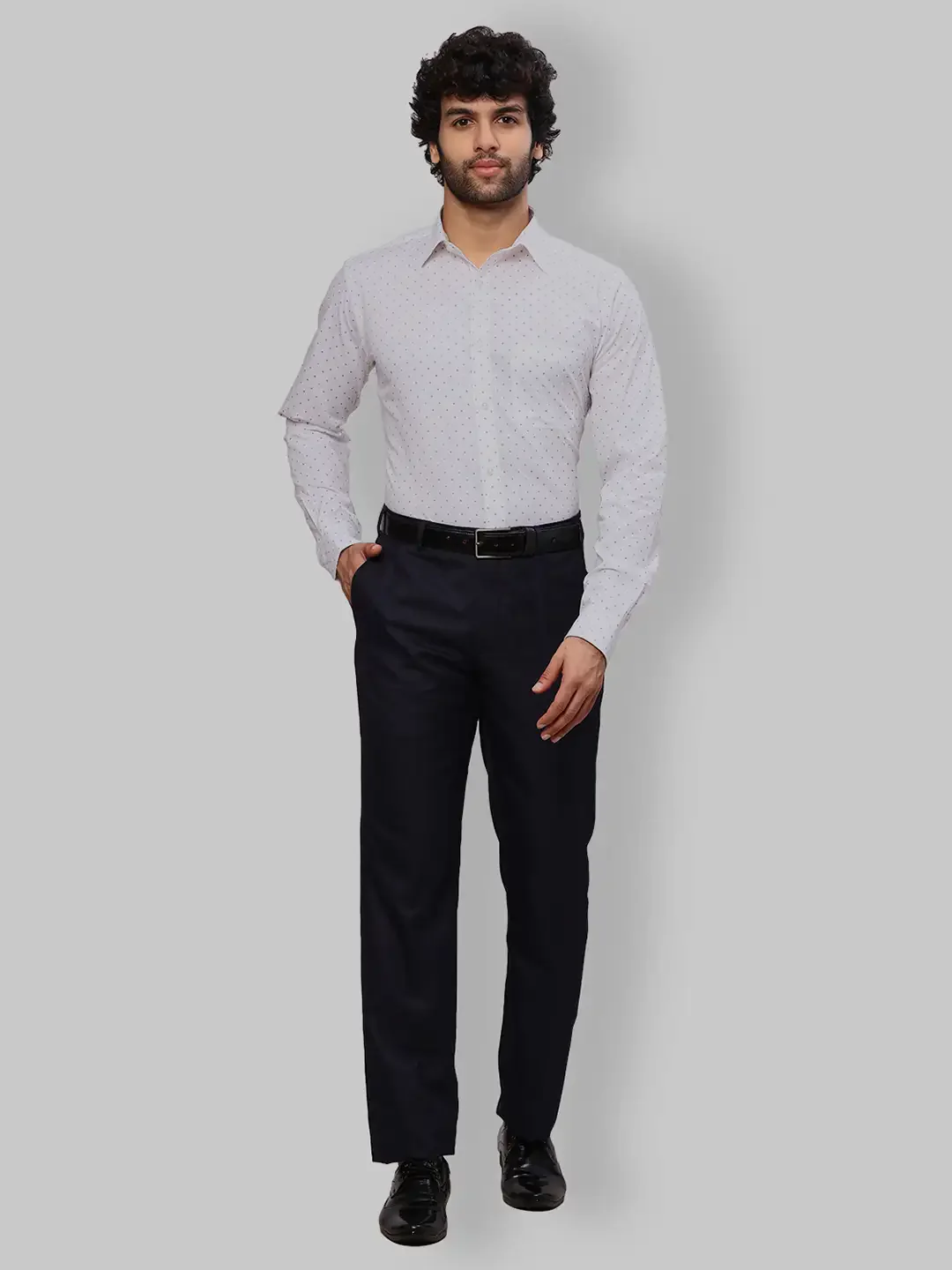 Men Brown Slim Fit Print Cotton Shirts - Image 5