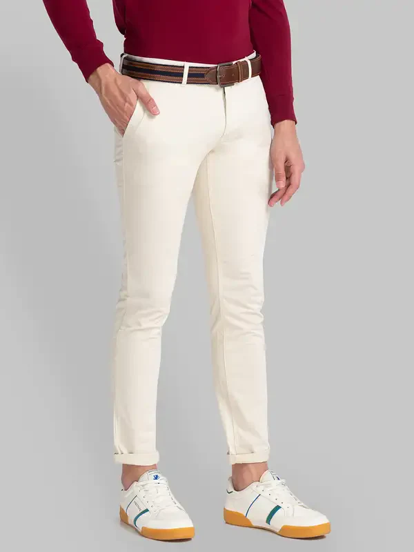 Men Fawn Lrt Fit Rfd Cotton Blend Trouser - Image 2