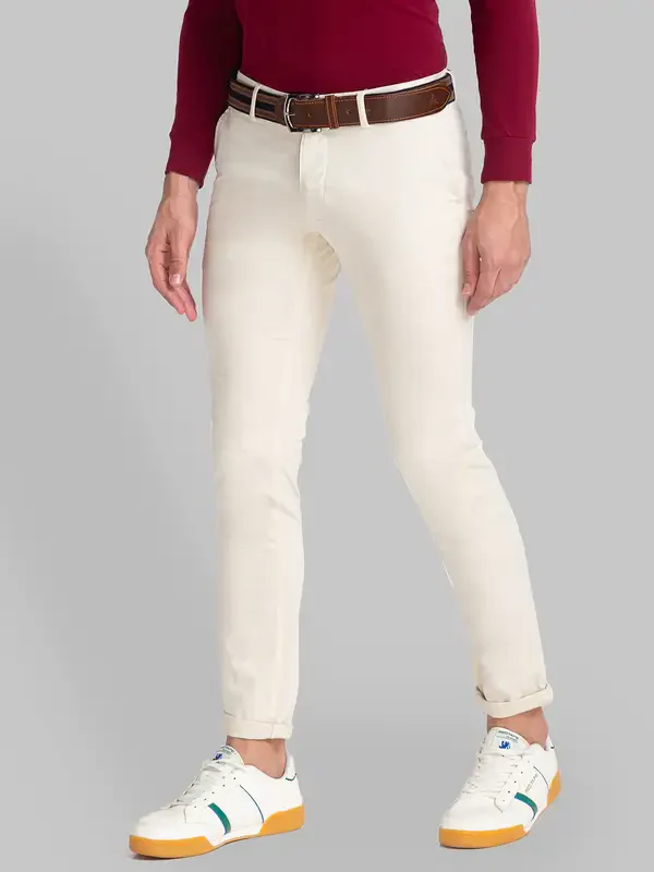 Men Fawn Lrt Fit Rfd Cotton Blend Trouser - Image 3