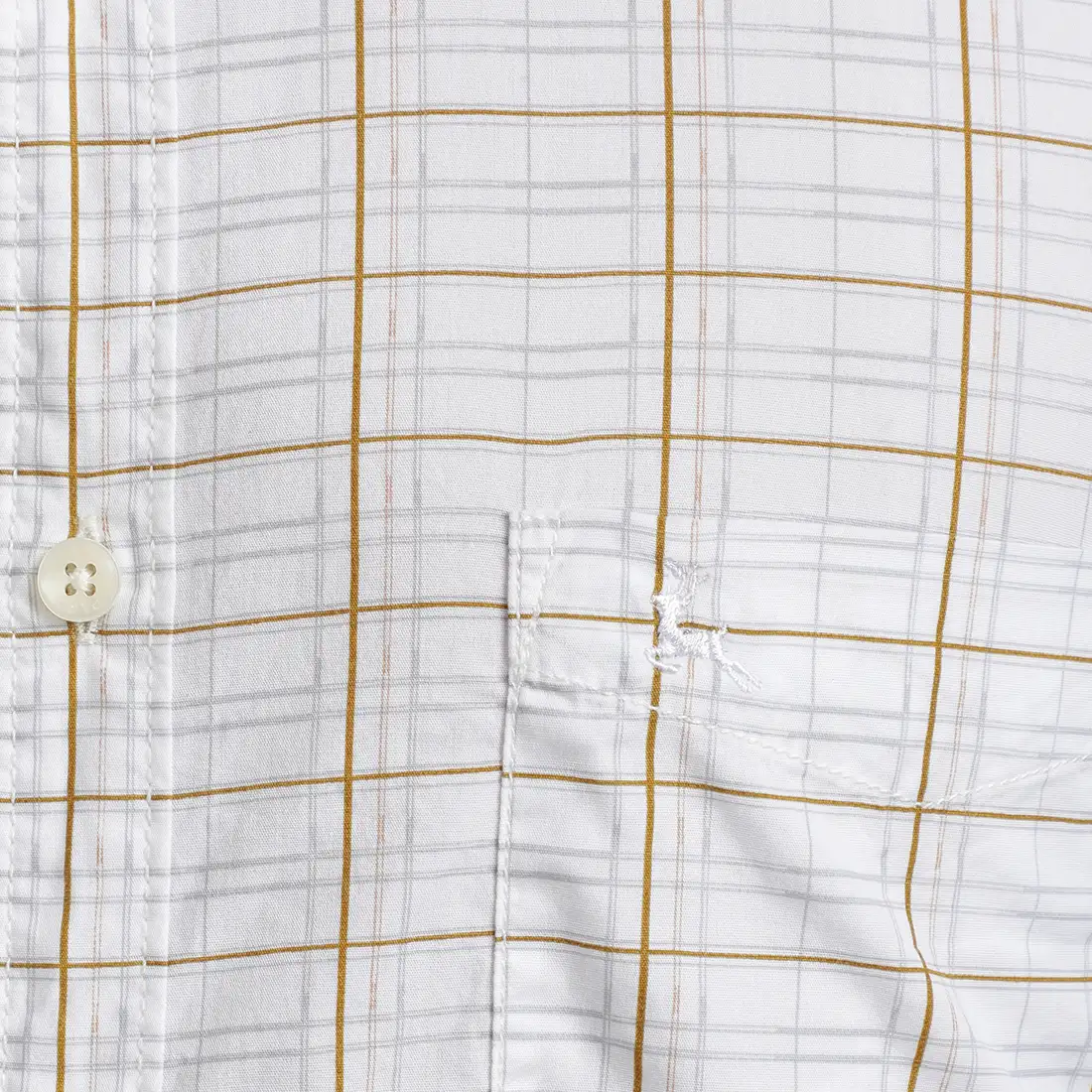 Men Fawn Slim Fit Print Cotton Half Sleeve Shirts - Image 7