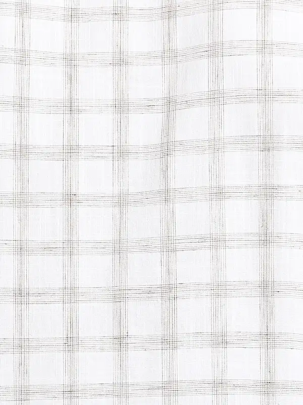 Men Fawn Tailored Fit Checks Cotton Blend Full Sleeve Shirts - Image 7