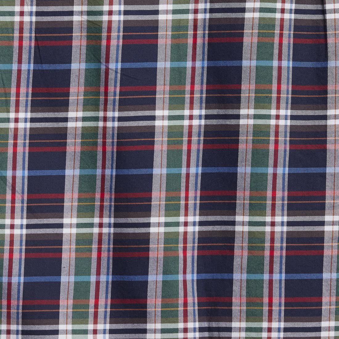 Men Green Classic Fit Checks Cotton Half Sleeve Shirts - Image 7
