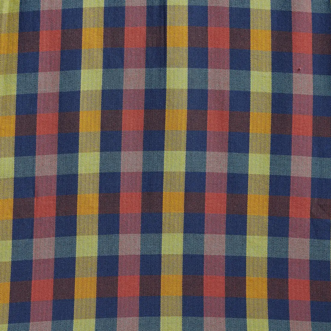 Men Green Contemporary Fit Checks Cotton Full Sleeve Shirts - Image 7