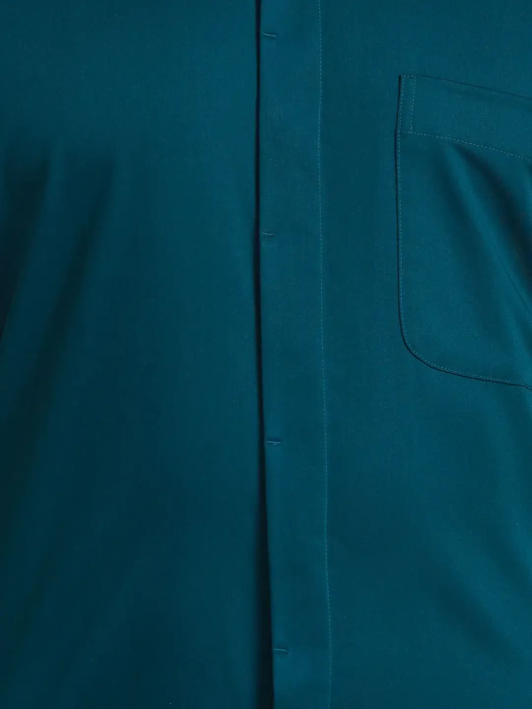 Men Green Contemporary Fit Solid Cotton Full Sleeve Shirts - Image 6
