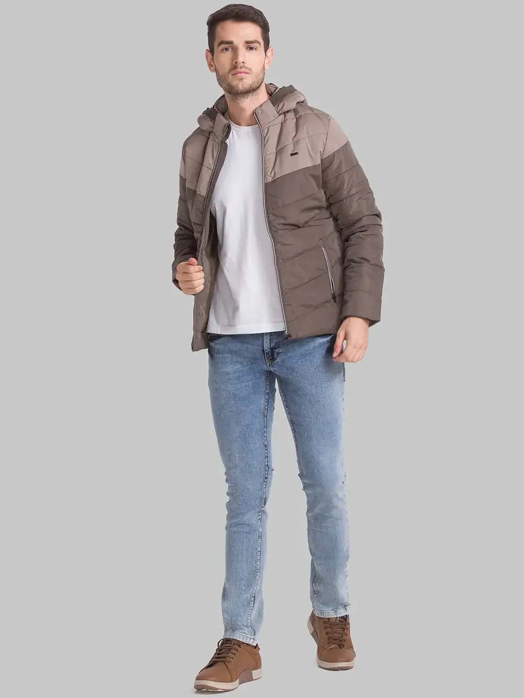 Men Green Cut & Sew Polyester Full Sleeve Jackets - Image 5