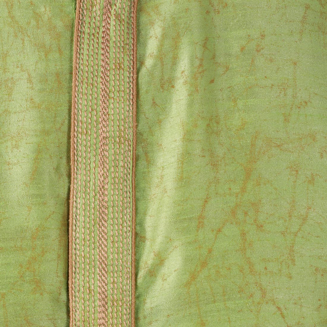 Men Green Polyester Blend Kurta - Image 6