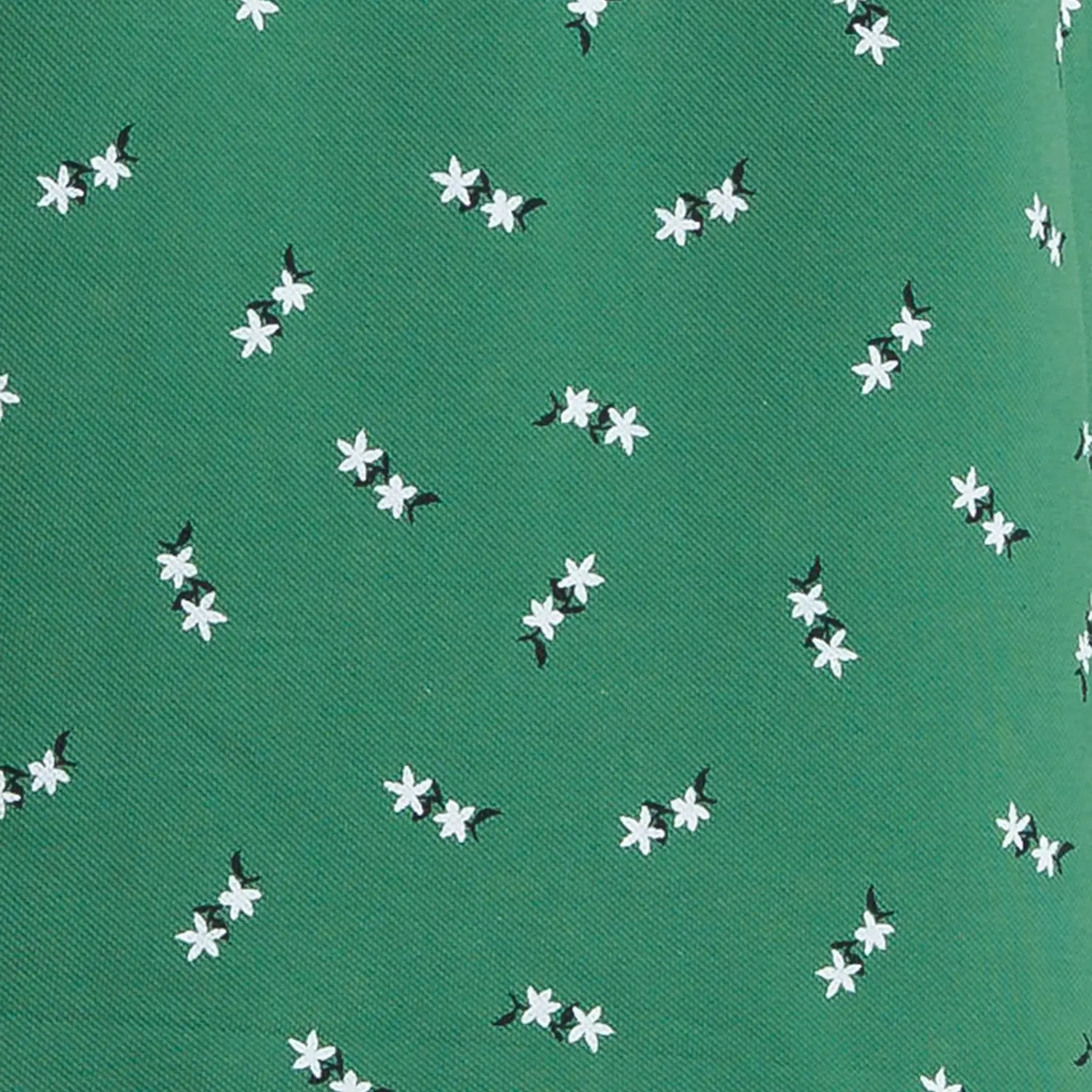 Men Green Regular Fit Print Cotton Round Neck Collar Polo T-Shirt - Image 7