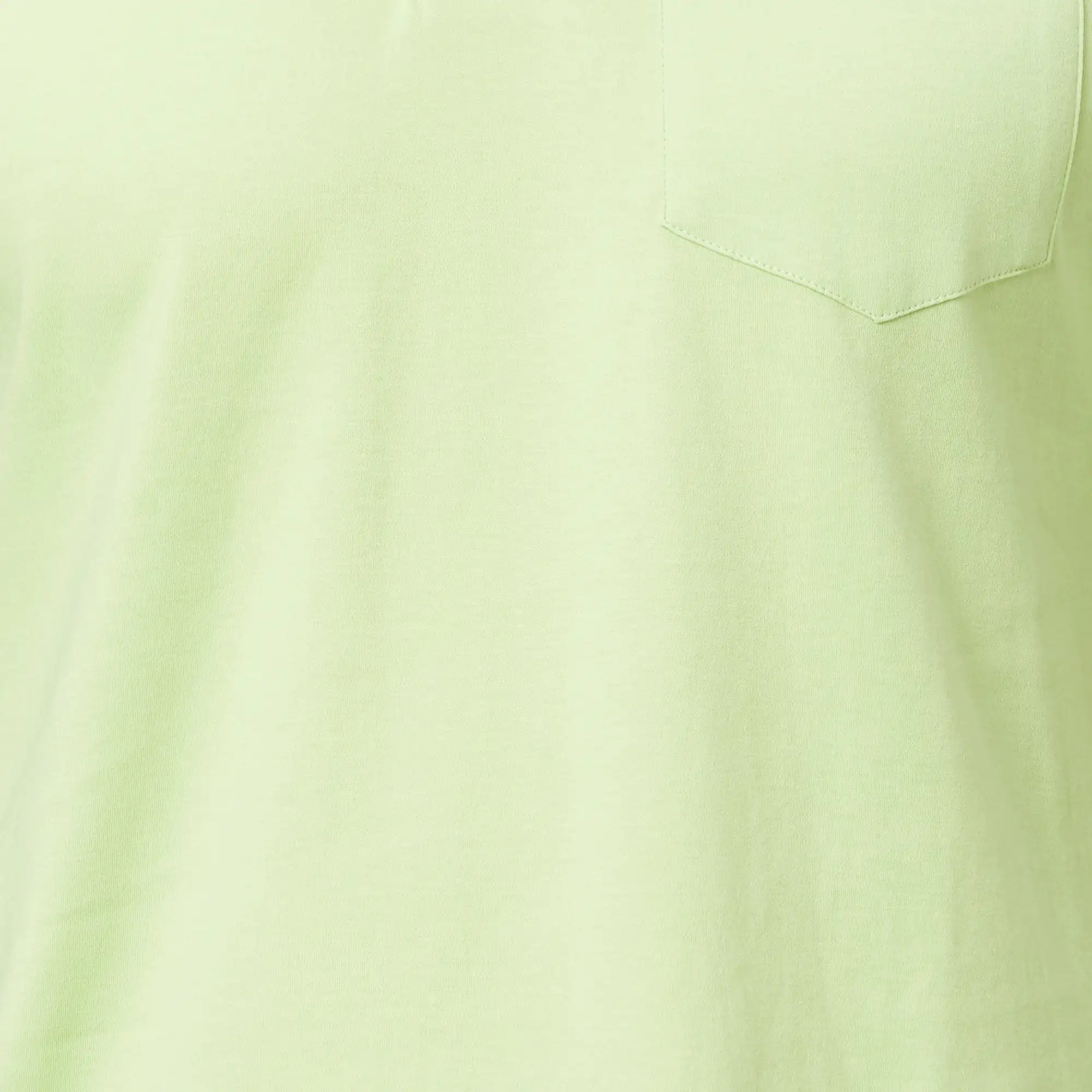 Men Green Regular Fit Solid Knit Cotton T-Shirt - Image 6