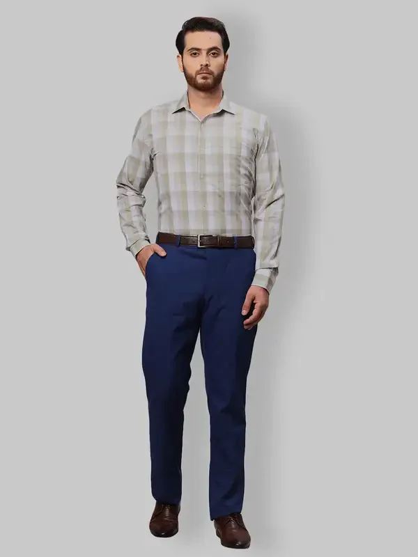 Men Green Slim Fit Checks Cotton Shirts - Image 5