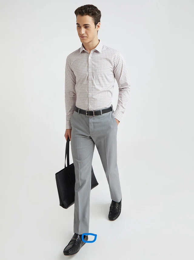 Men Green Slim Fit Checks Cotton Shirts - Image 5