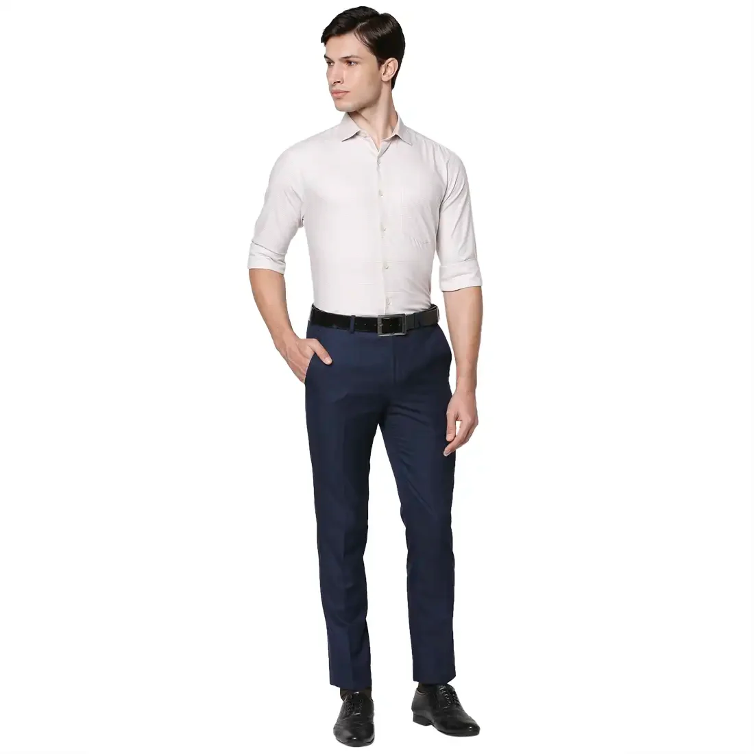 Men Green Slim Fit Checks Cotton Shirts - Image 5