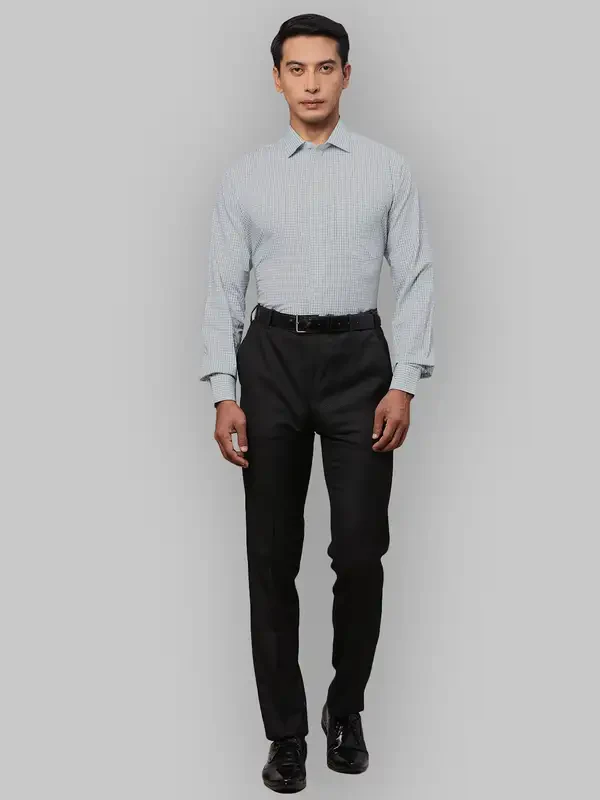 Men Green Slim Fit Checks Cotton Shirts - Image 5