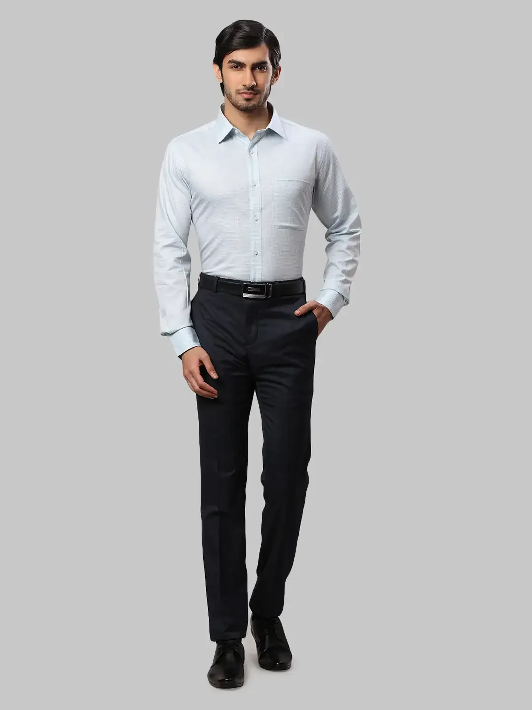 Men Green Slim Fit Checks Cotton Shirts - Image 5