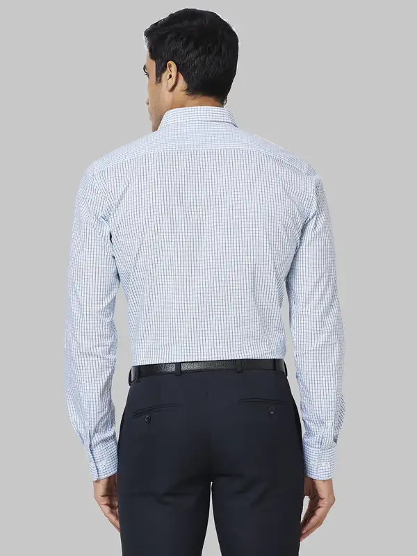 Men Green Slim Fit Checks Cotton Shirts - Image 5