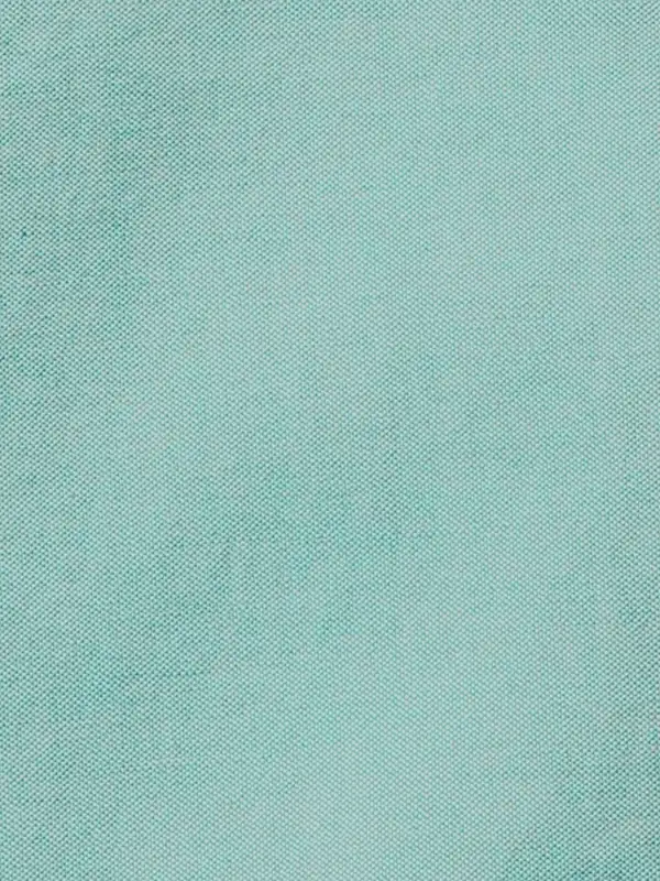 Men Green Slim Fit Solid Cotton Shirts - Image 7
