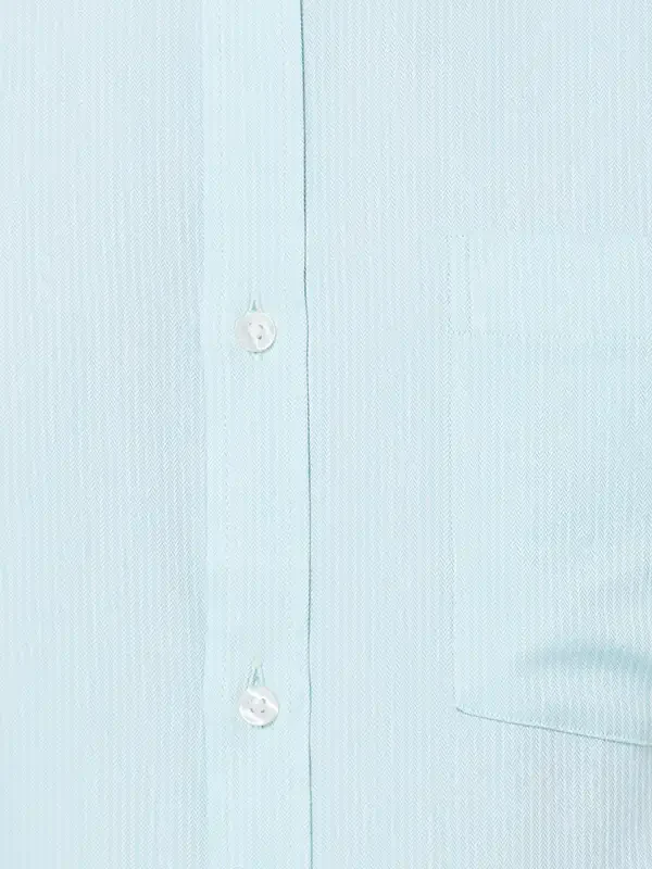 Men Green Slim Fit Stripe Cotton Shirts - Image 7