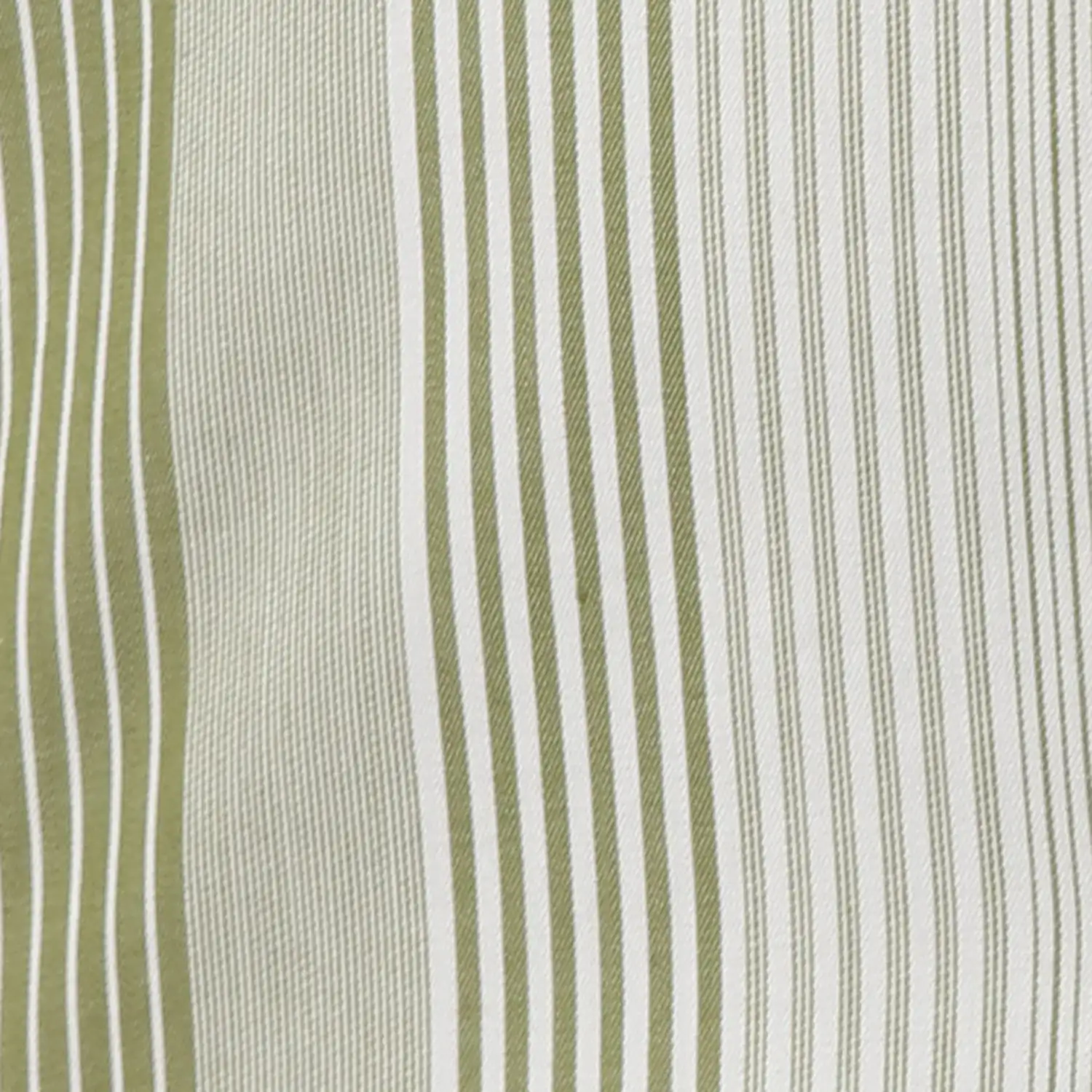 Men Green Slim Fit Stripe Cotton Shirts - Image 6