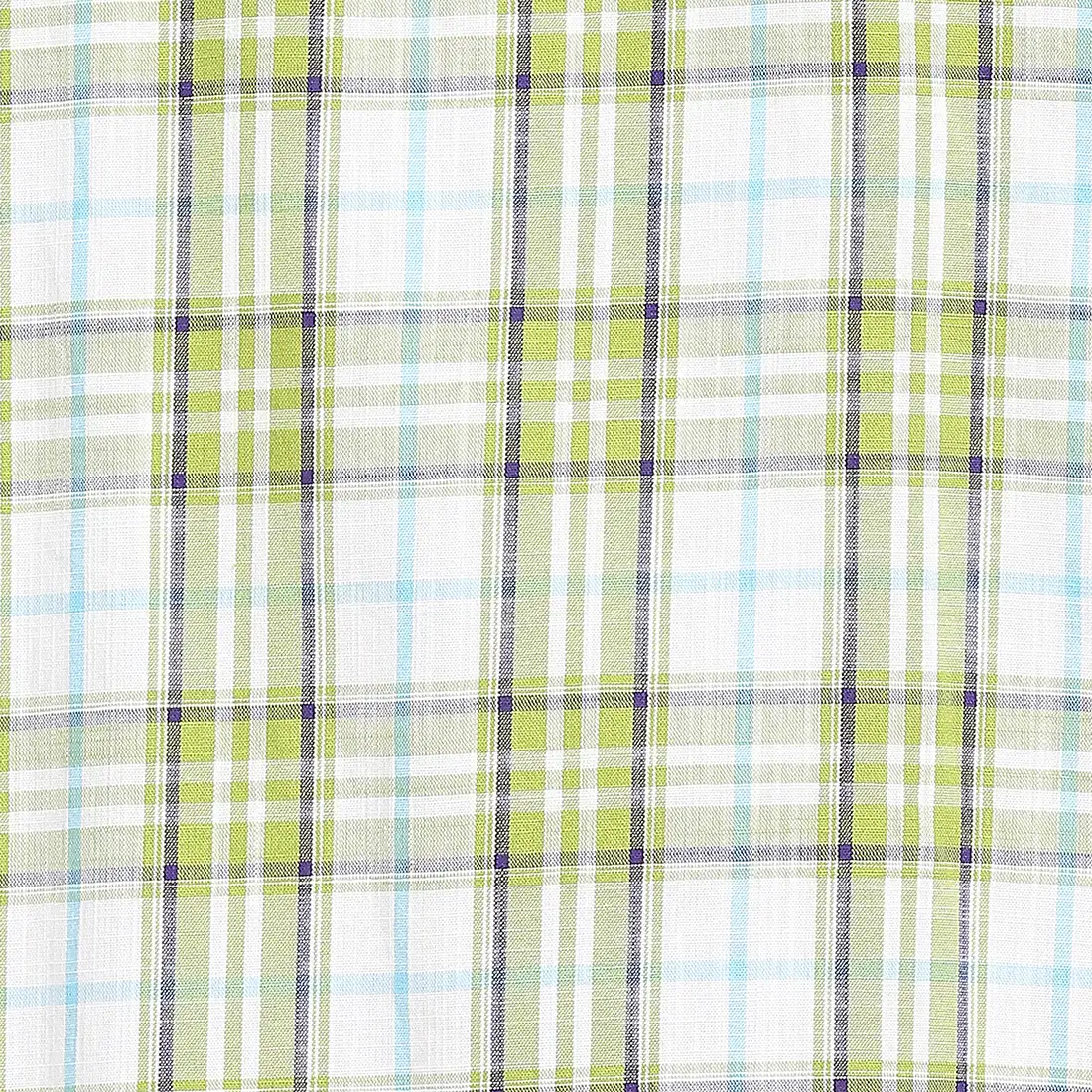 Men Green Tailored Fit Checks Cotton Full Sleeve Shirts - Image 7