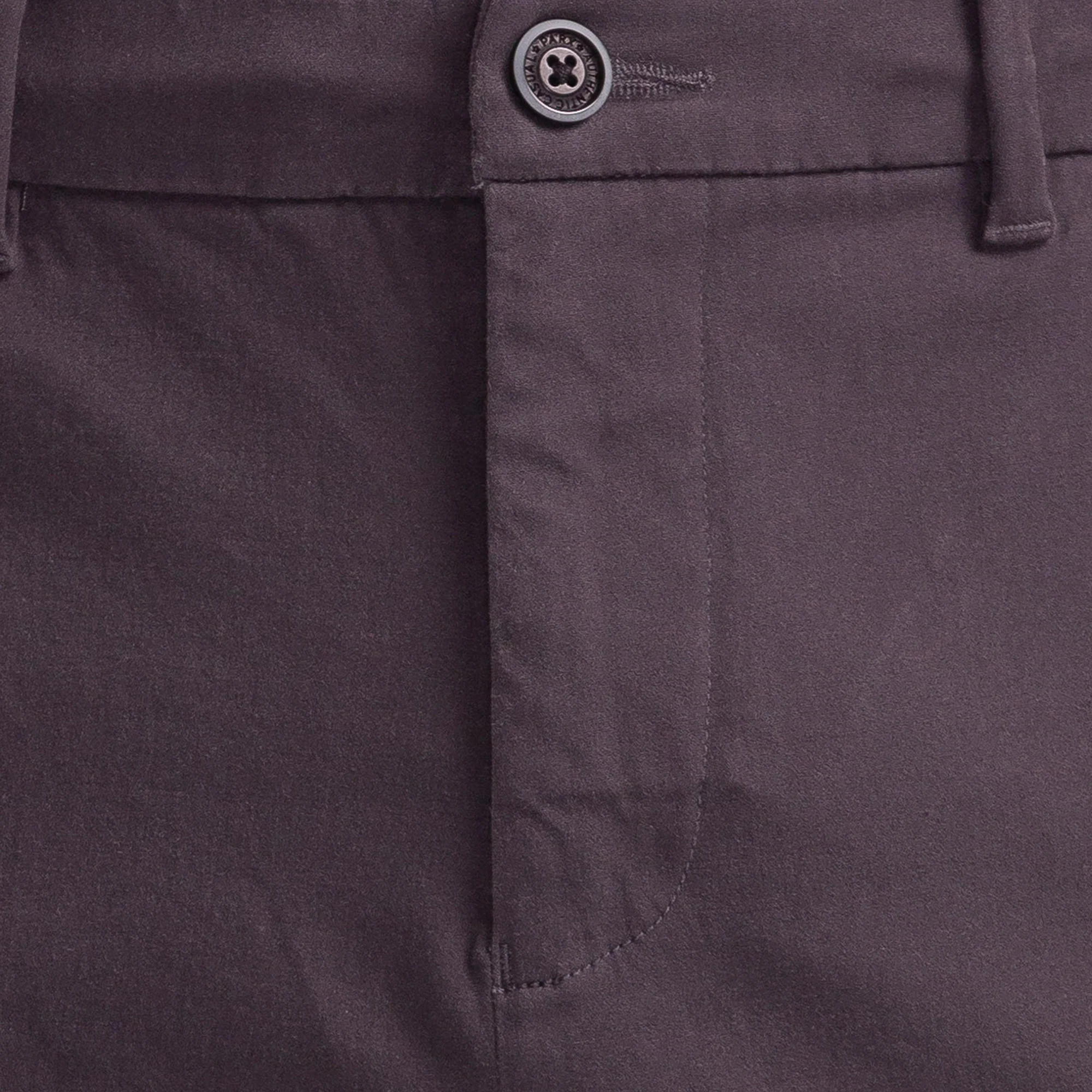 Men Grey Carrot Fit Solid Cotton Blend Trouser - Image 7