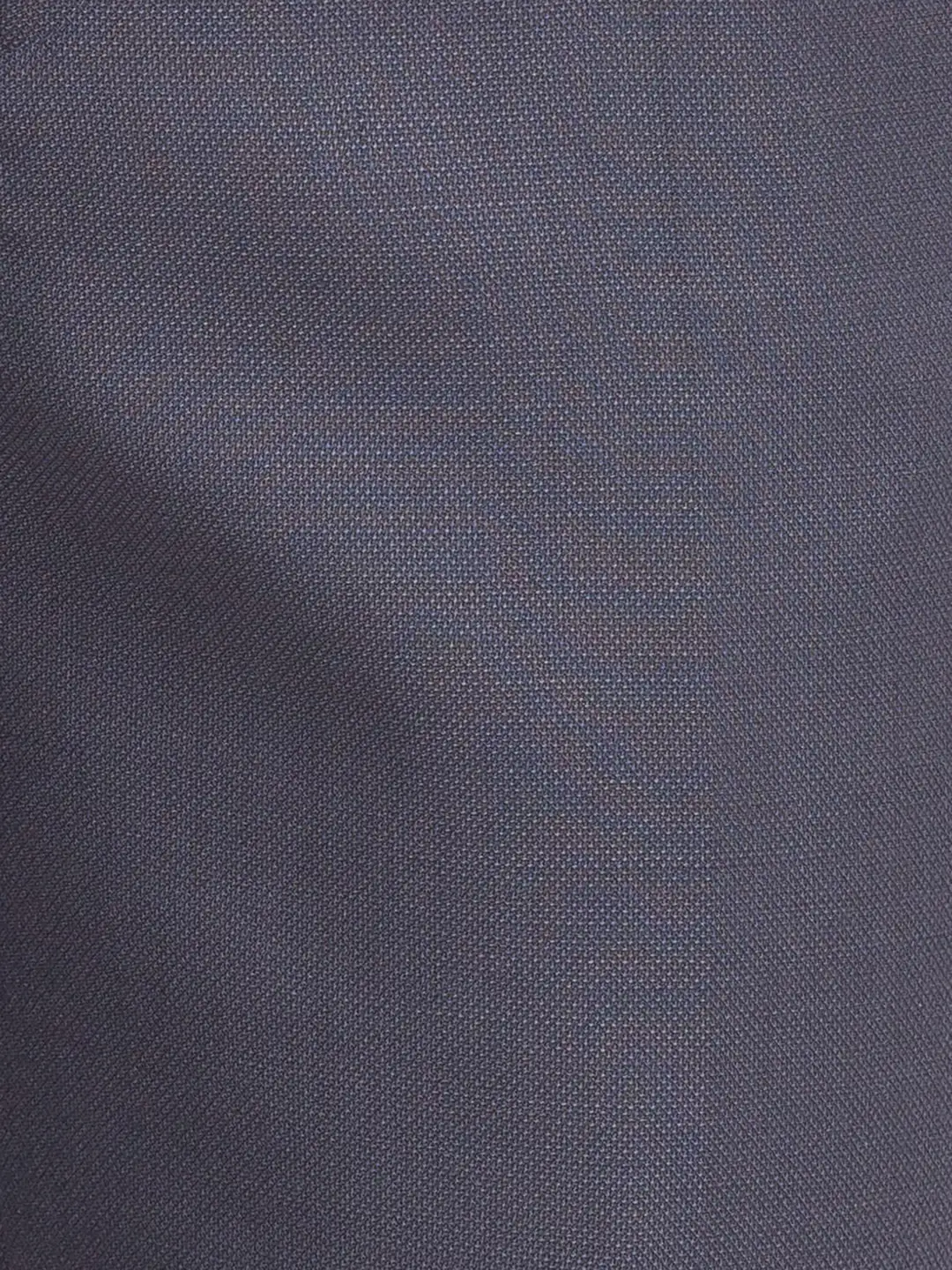 Men Grey Classic Fit Structure Polyester Blend Trouser - Image 7