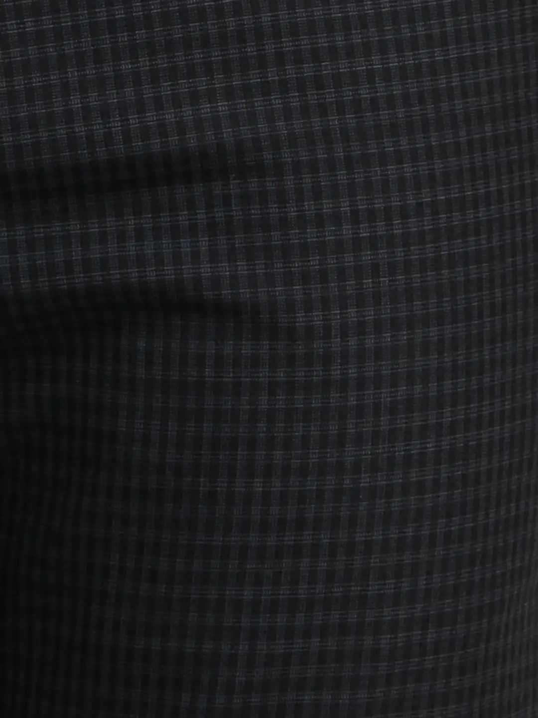 Men Grey Contemporary Fit Checks Polyester Blend Trouser - Image 7