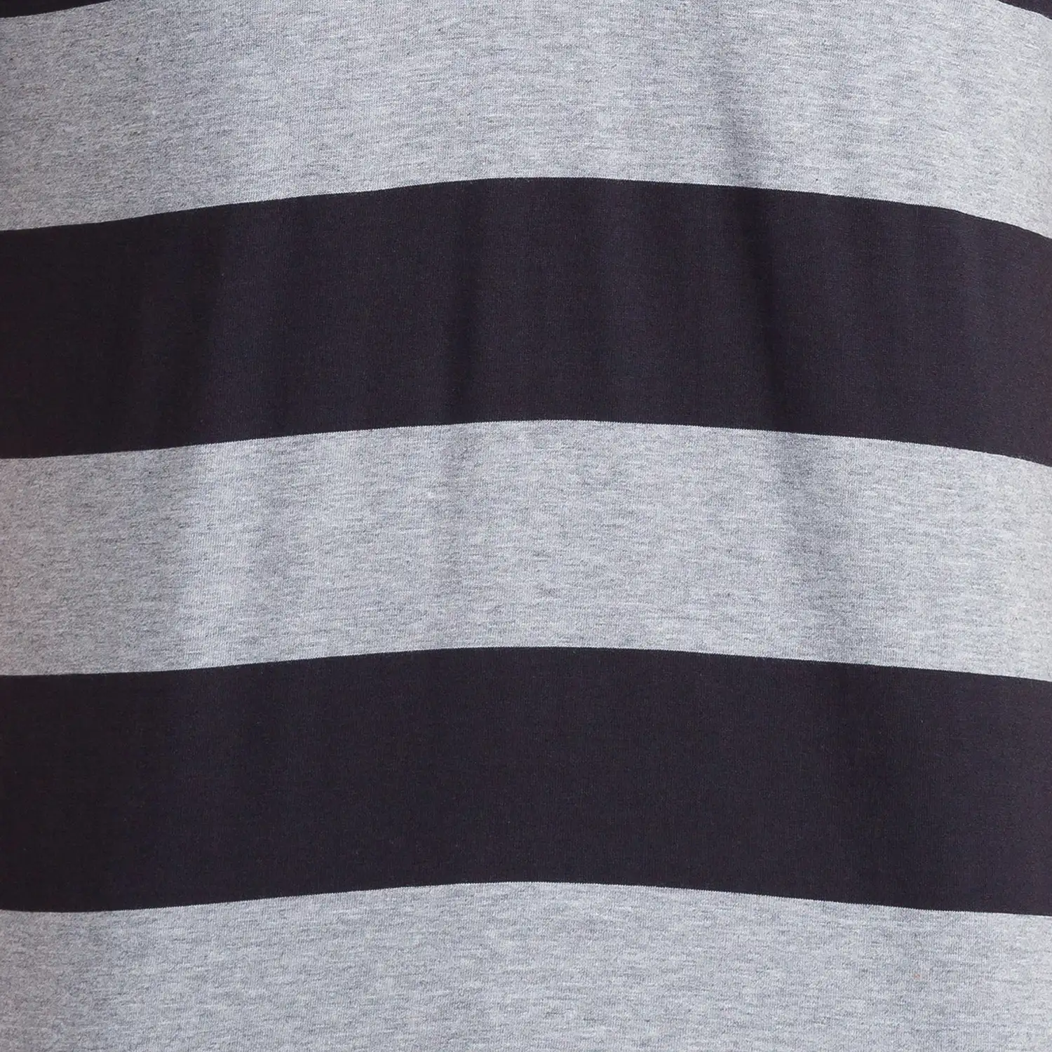 Men Grey Regular Fit Stripe Cotton Round Neck Collar Polo T-Shirt - Image 7