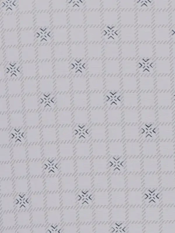 Men Grey Slim Fit Print Cotton Shirts - Image 7
