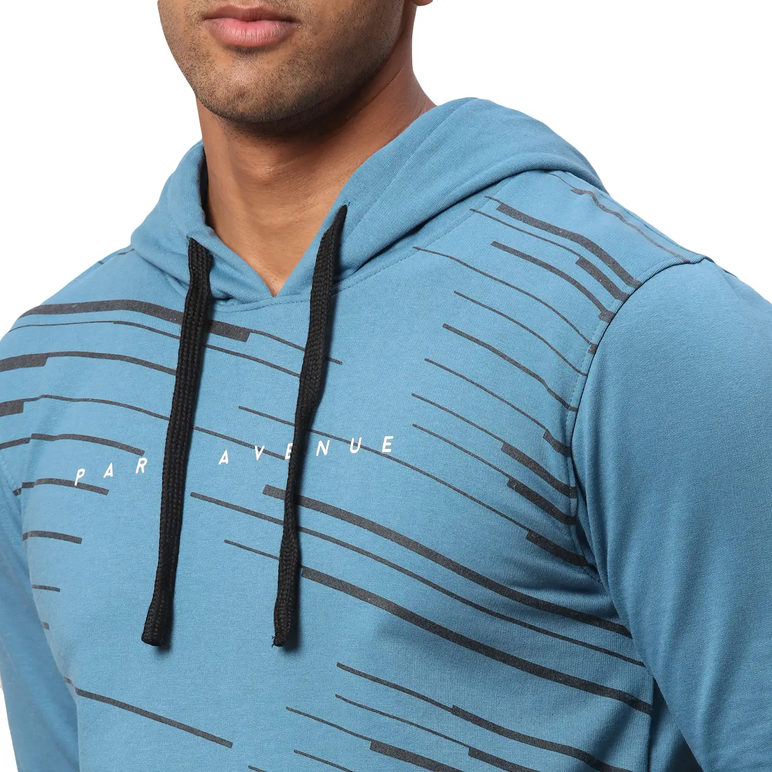 Men Grey Slim Fit Print Polyester Blend Sweatshirts - Image 6