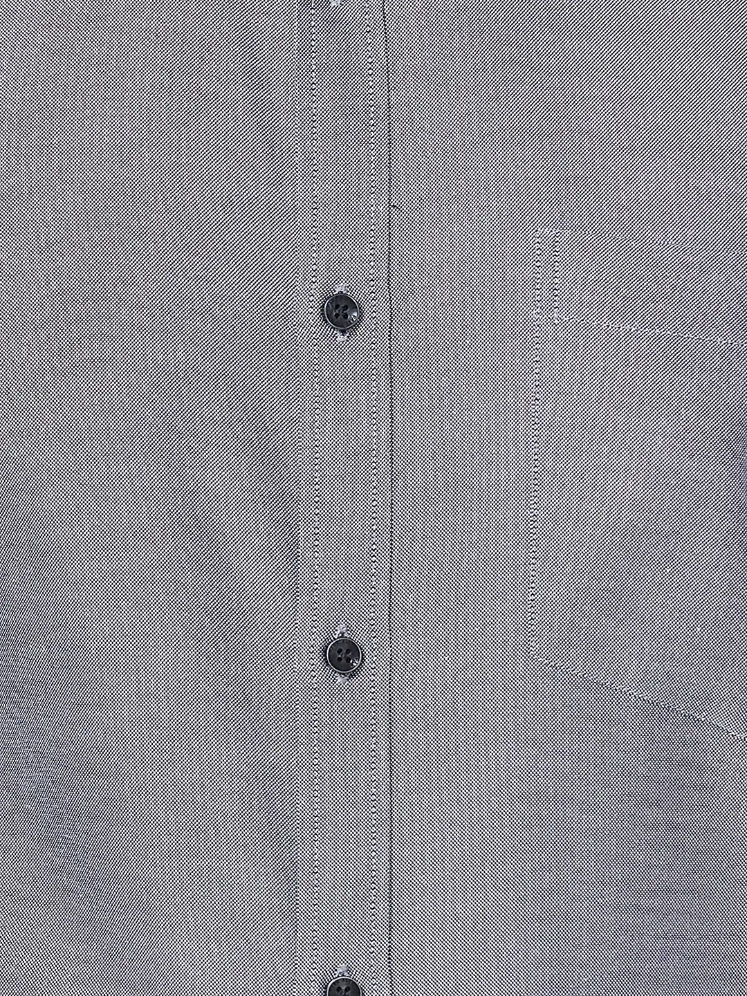 Park Avenue Men Grey Slim Fit Solid Cotton Blend Shirts - Image 7