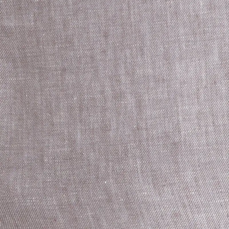 Men Grey Slim Tapered Fit Yarn Dyed Linen Trouser - Image 7