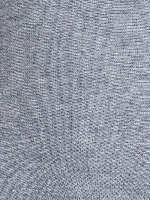 Men Grey Tailored Fit Jacquard Acrylic Merino Blend Full Sleeve V Neck Collar Sweaters - Image 7